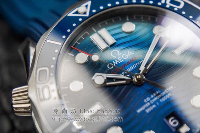 OMEGA手錶 巴塞爾全新海馬300系列潛水表 歐米茄機械男士腕表 OMEGA高端男表  hds1320